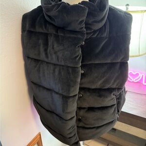 Avia Black Puffer Jacket Luxurious Quilted Design